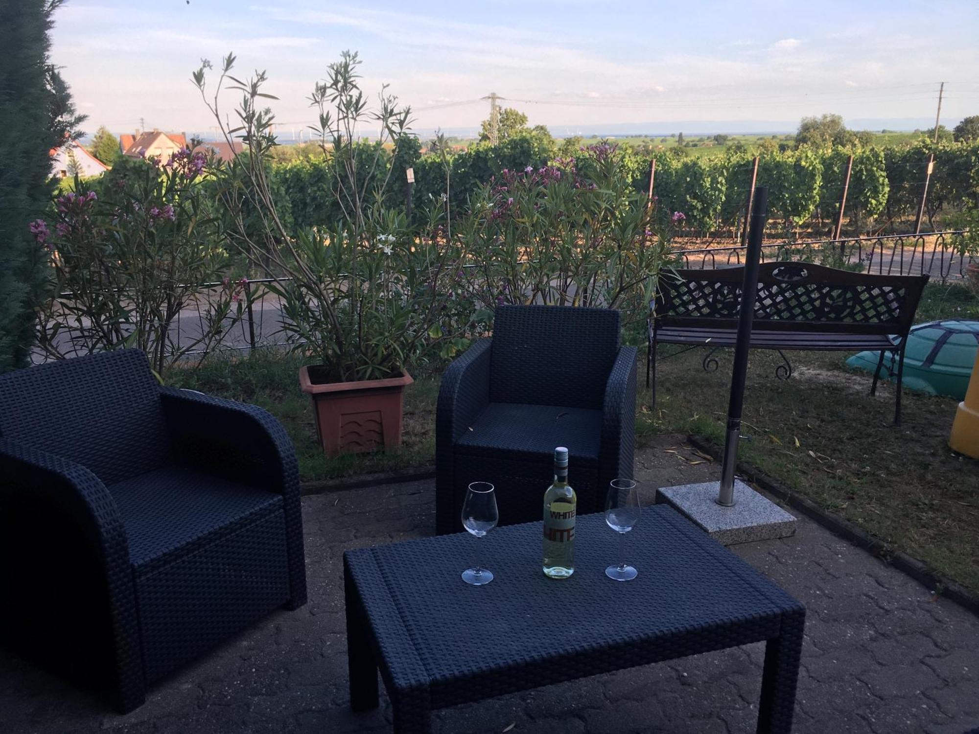 Ferienwohnung Suedpfalzblick Burrweiler Kültér fotó